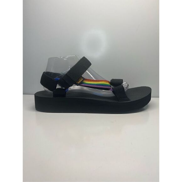 TEVA mens Sz 11 Midform Universal Rainbow Pride Sandal - Picture 3 of 13